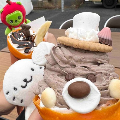かわいいクレープのくまちゃん
