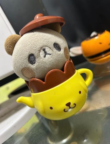 ぽむぽむぷりんの　こものいれ
ちぷみいれに　さいてき👍🧸