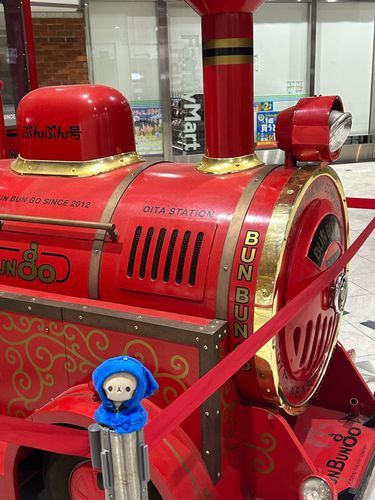 ぶんぶんごー🚂
のりたいけど　さわったら　だめかな🫪🫪