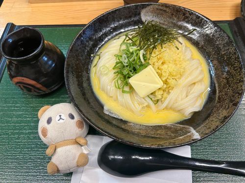 かまたま　ばたーうどん🧈
またしても　もらえなかった
いいにおいがした🥲