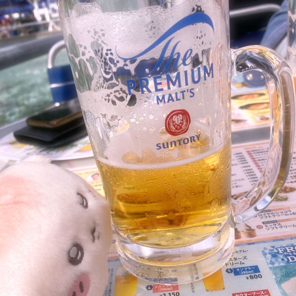 ビアガーデンで爆飲みしたら有り得ないくらい悪酔いしたよ！🤢✨

二日酔いは酒飲みの通過儀礼だよね、くりちゃん