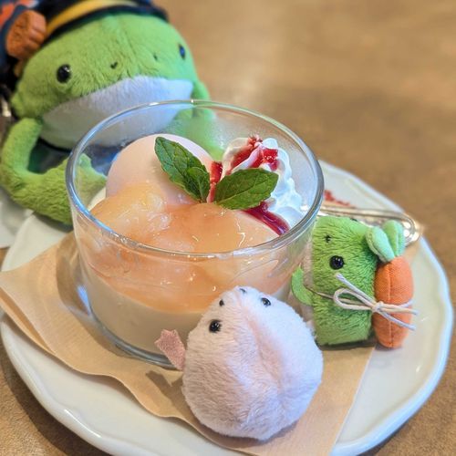 もも おいしかったム🐸🍑