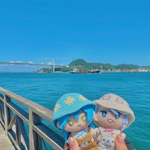 海気持ち良さそうだね〜🪼