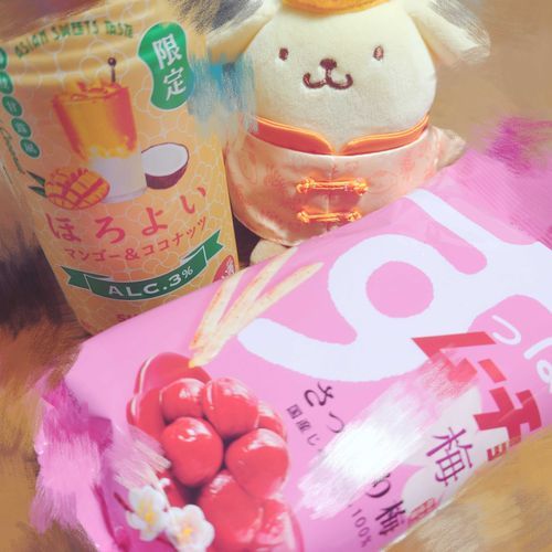 昨日は晩酌しておりました🍸️
ほろよいと我が家のプリンくん、
ちょっと色合いが似てるかも……🤔？？