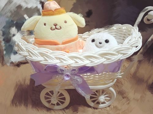 ちっちゃいぬいちゃんたちなら
横並びで入れます👍️
とっても可愛すぎる……😚😚