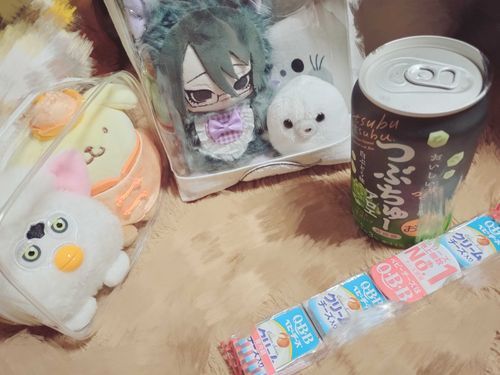 みんなで晩酌中🍷
久しぶりのお酒、美味しい……🥹
初登場のファービーちゃんもいます❤