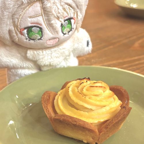 あるじさんが すいーとぽてとの たるとを つくったよォ︎💖🍠
おはなみたいで とってもらぶいねェ✨️🌼