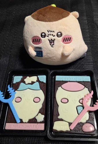 ちいかわ キャラパキ さすまた付きVer.🍫
ハチワレとくりまんじゅうだった！