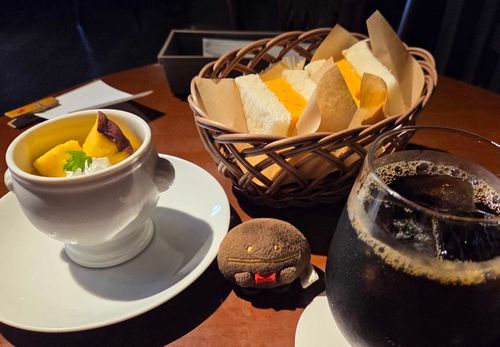 カフェで秋を感じるようになってきました🍠