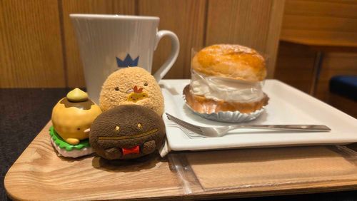 セムラをいただきました！
秋にたべる春のあじ🌸