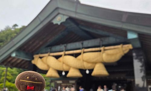 出雲大社神楽殿の大しめ縄！
とってもおおきかった！