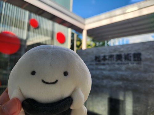 草間彌生さんの展示を拝見
