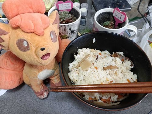 松茸ごはん！