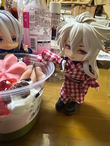 「随分写真に慣れているんだな『先輩くん』は」
「1年も共に過ごした、わたくしとぬしさまはこの通り『ツーカー』というものなのでございますよ」
「ふん。そのうち俺の方が上手く映るさ」
