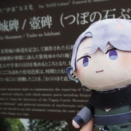 本日は多賀城府に連れて来て貰いました。歌枕に名高い壺碑であろうと言われている、多賀城府創設を宣言する碑です。