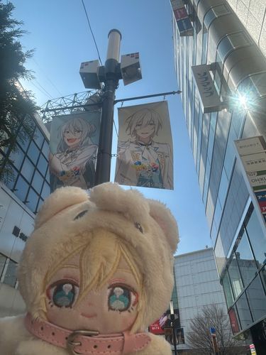 池袋のフラッグを見に行ってきたよ♪