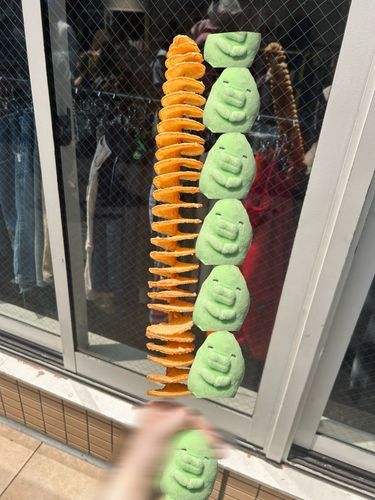 5.5くちぱ分のトルネードポテトを食べた