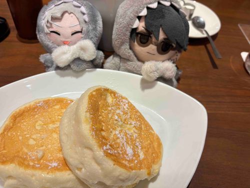 ふわふわのパンケーキ🥞
ふわふわパンケーキはギンガじゃない！