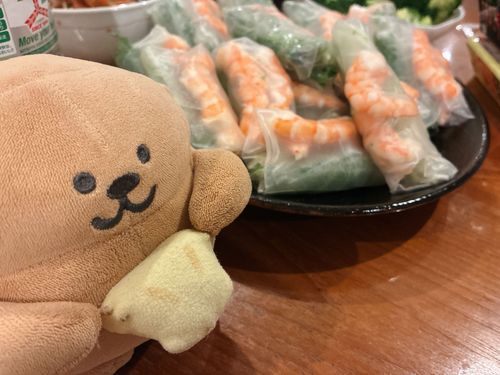 なまはるまきつくったよ〜🍤
