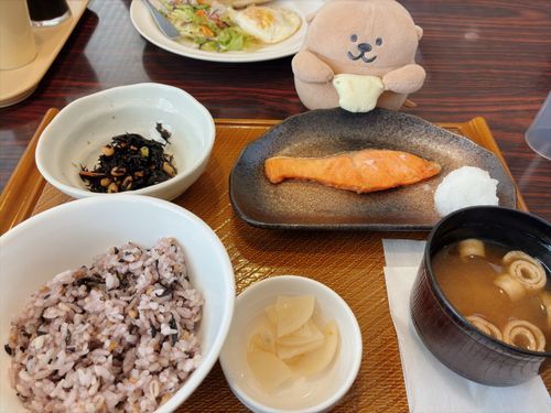 ぽぽちゃんしゃけのかわもらった