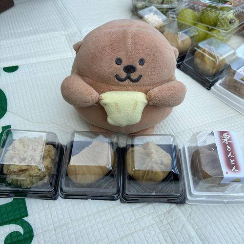 きんじょのわがしやさん4店舗
くりきんとん食べ比べ