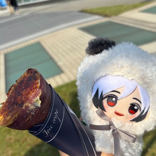 さつまいものクレープ🍠
生地がモチモチで中にもお芋のペースト入ってて滑らかで美味しかったね〜