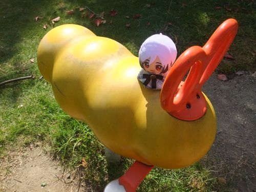 公園によったらエビフライみたいな遊具を発見🍤
この前のデジカメで撮った📸
いつもと雰囲気が違って可愛いかも