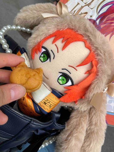 ライブ前に腹ごしらえした時の写真だな！プロデューサー、オレが猫派なのを知ってたのか！？