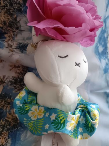 夏色スカート　バラが咲いたよ
みみかざりは白いいちごだよ