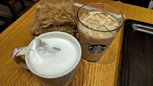 したべろ　シビシビいたた　だったから
おにんげんさんが　あまあま　くれたよ。
おさとう　あまあま　だいすき。

でも　こんどは　おくち　スースーするの。
なんでかな？

(※:カモミールティーラテだからね)
