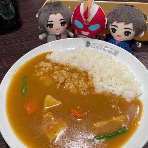はらへった〜から、カレー🍛💫
いっぱい食べるぜ！！！！
………って、ソラト！？お前いつの間に！？