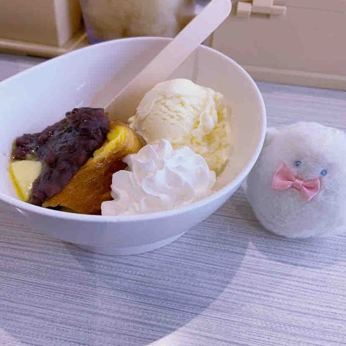 はまずしにて、あんバターフレンチトースト。まちがいないおあじ。