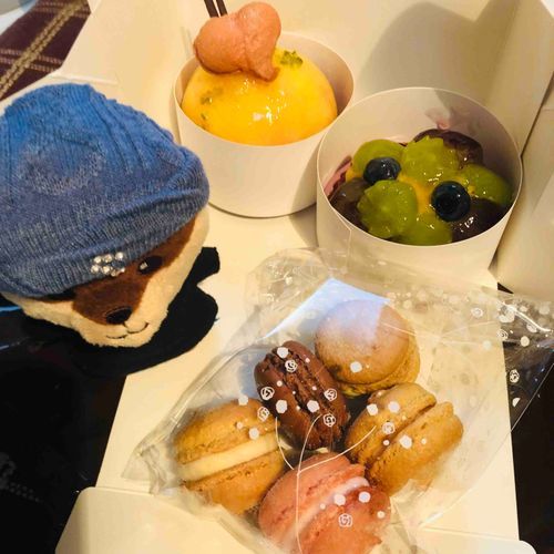ショショロくんの初食レポ
桃🍑とマスカット🍇のタルトとマカロンというお菓子を買ってきました
食べてみたら甘くてとてもうっとり( ⸝⸝⸝⁼̴́◡︎⁼̴̀⸝⸝⸝)♡しました
これは食べるととっても幸せになるお菓子です❤️❤️❤️♥︎︎∗︎*ﾟ
ショショロ🦦