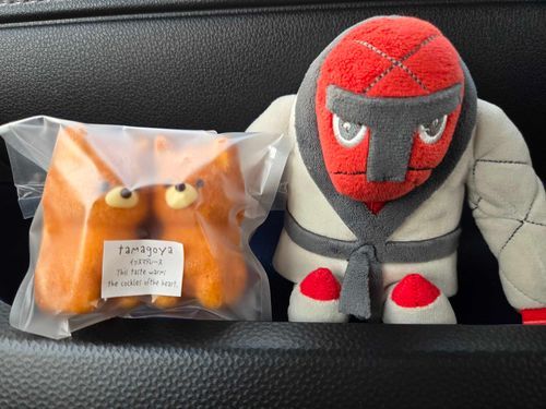 きょうは　まえにたべた　マドレーヌを　みんなに　みせようとおもう
トレーナーが　おみせで　ひとめぼれして　かってきたものだ
かわいくて　たべるのは　もったいなかったが　あまくてふわふわで　おいしかったぞ