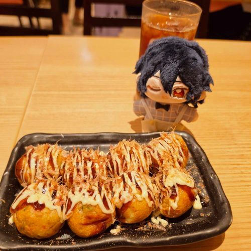 大阪でたこ焼きじゃ♪
