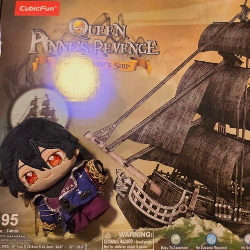 海賊船の立体パズルを買ったのじゃ