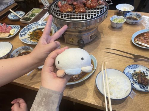 やきにく。うまうま。贅沢したね。
うまうま。こめ、すごくおいしいよ。