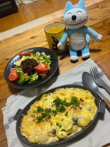 オレキエッテのグラタンだよ〜