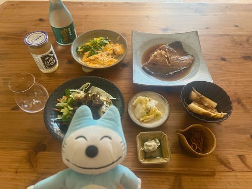 白魚の卵とじやカレイの煮付けを作ったよ〜