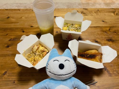 炒飯、春巻、エビマヨとワンタンスープを作ったよ〜