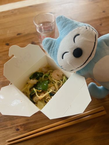 海鮮塩焼きそばだよ〜