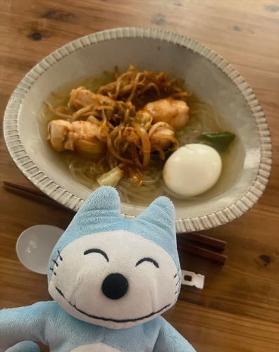 鶏白湯冷麺だよ〜