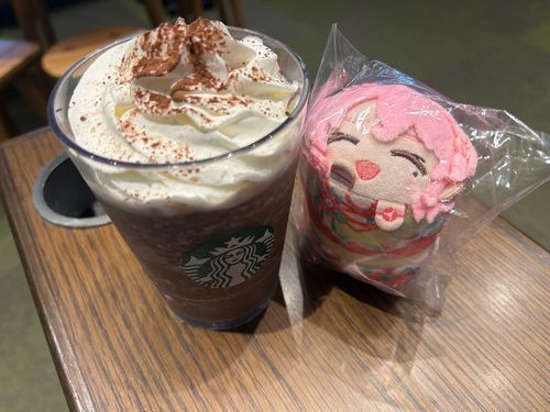 ブラックフラペでリラックス❣️❣️❣️