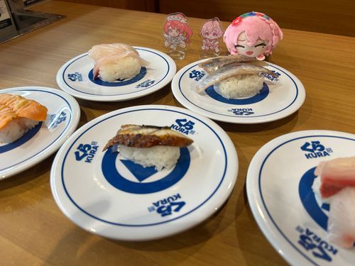 くら寿司でリラックス❣️