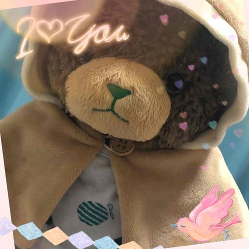 くまさんポンチョ♡