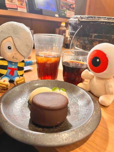 美味しかった！！
ゲゲゲの鬼太郎と目玉おやじめっちゃ好き！！