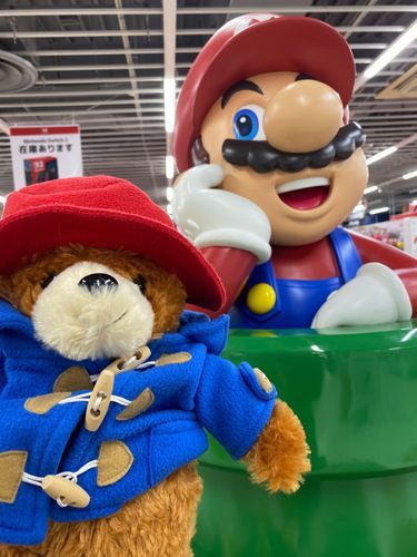 マリオとパディントンのツーショット🍄🌟
かわいいー！