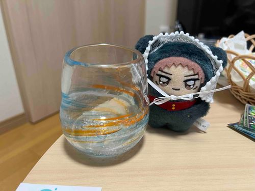 作ったグラス🥃
綺麗に色出て嬉しい♪