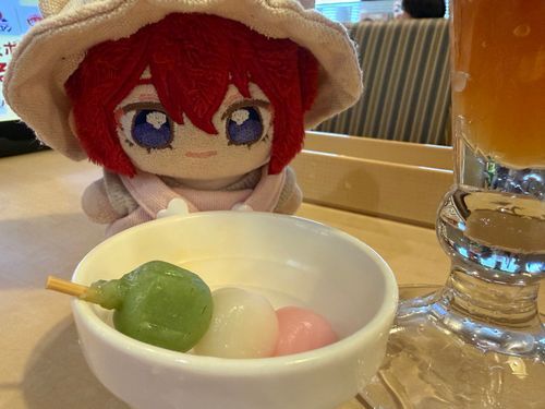 しんいりは、わがまま、ですが、つかさは、ぶんけをかんじる、おだんごで、まんぞくです。🍡