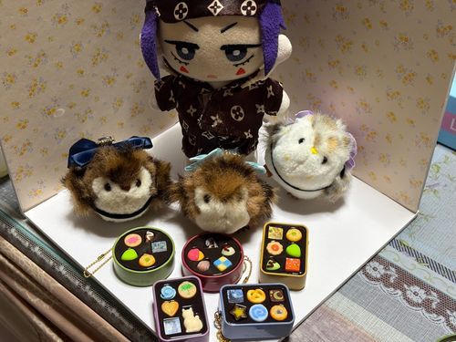 🎸「めいがのおかしかんますこっと!みんなかわいいし、すてきだよね✨
ぬしが、ほしづきよ!すきだからかったんだけど、どのさくひんもさいこうじゃない?😆」